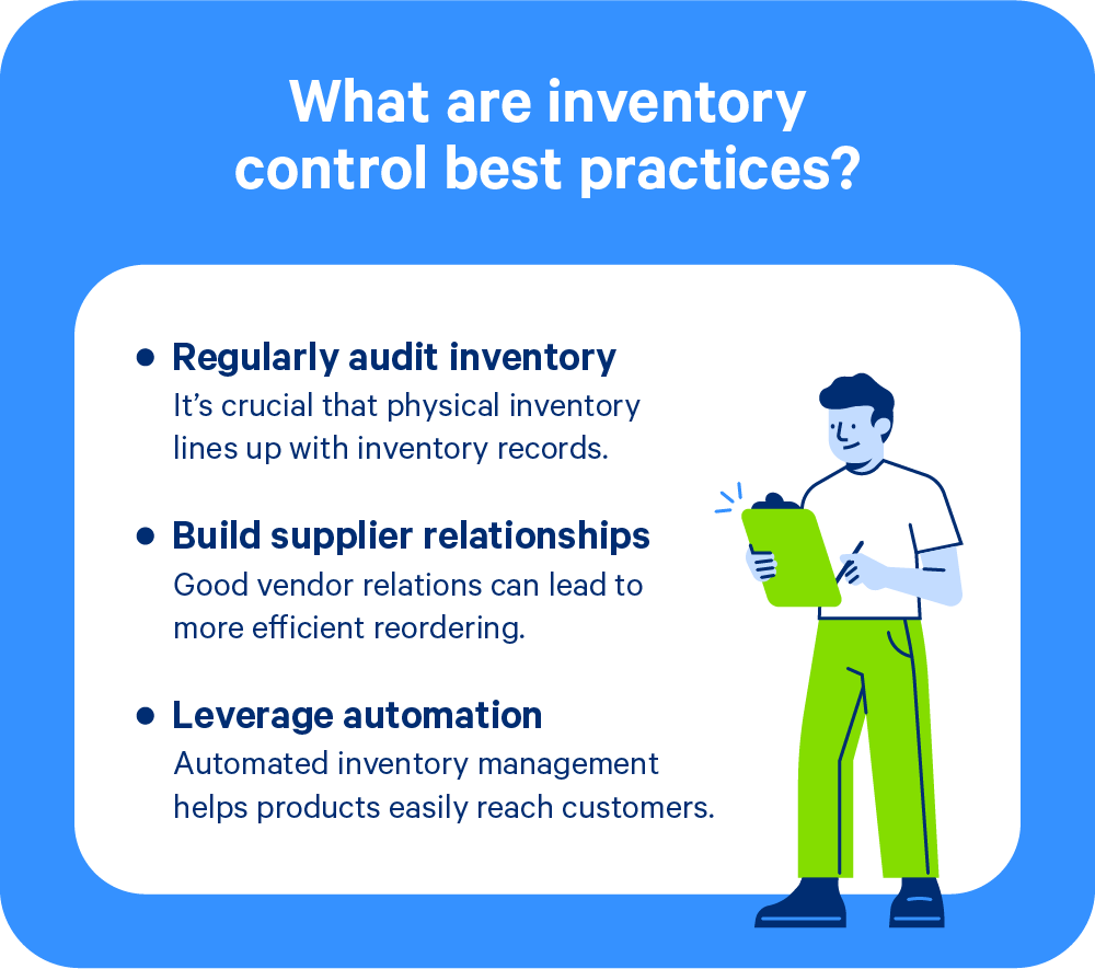 Three best practices for inventory control